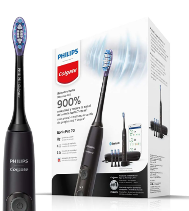 philips colgate sonicpro 70 cepillo de dientes eléctrico philips colgate sonicpro 70 cepillo de dientes eléctrico